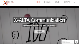 Realizzazione Sito Web Vetrina X-Alta Communication